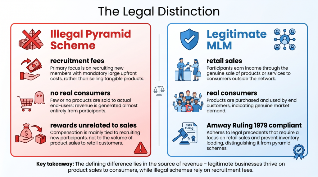the legal distinction