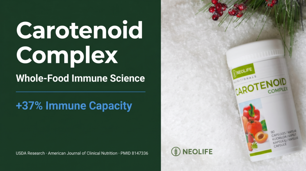 NeoLife Salmon Oil Plus omega-3 supplement — eight fatty acids, 200+ contaminants screened, triglycerides reduced 17% clinical research